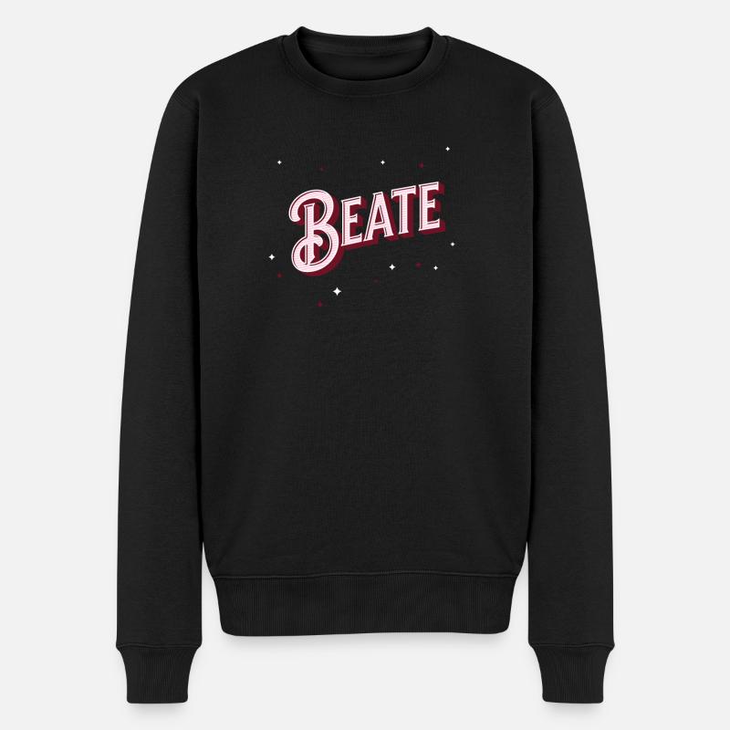 Nom Beate personnalisé - Pull Premium bio Homme - noir