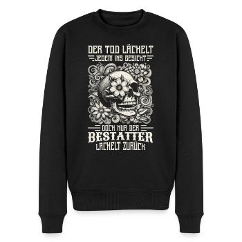 Bestatter Bestattungsfachkraft Geschenkidee Cool - Männer Premium Bio Pullover - Schwarz - Vorne - Nico (187cm)