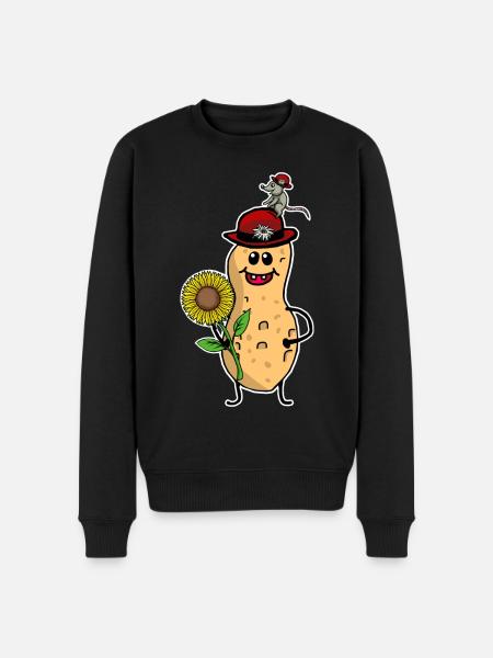 Peanut Peanuts Birthday Birthday Gift - Men's Premium Organic Jumper - black
