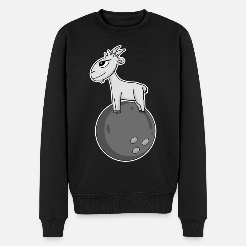 Bowling de chèvre - Pull Premium bio Homme - noir
