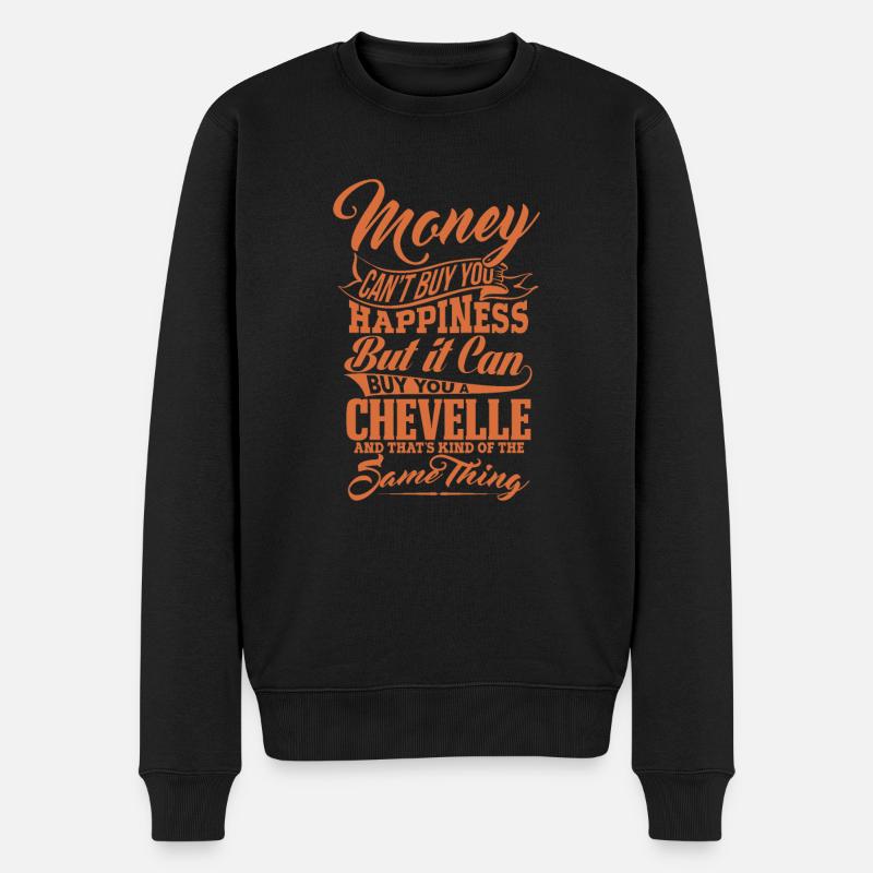ARGENT ET CHEVELLE Y - Pull Premium bio Homme - noir