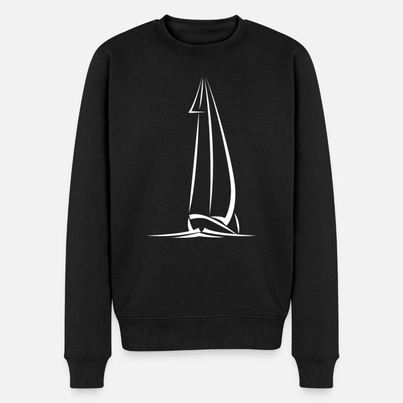 Seglen voilier voilier - Pull Premium bio Homme - noir