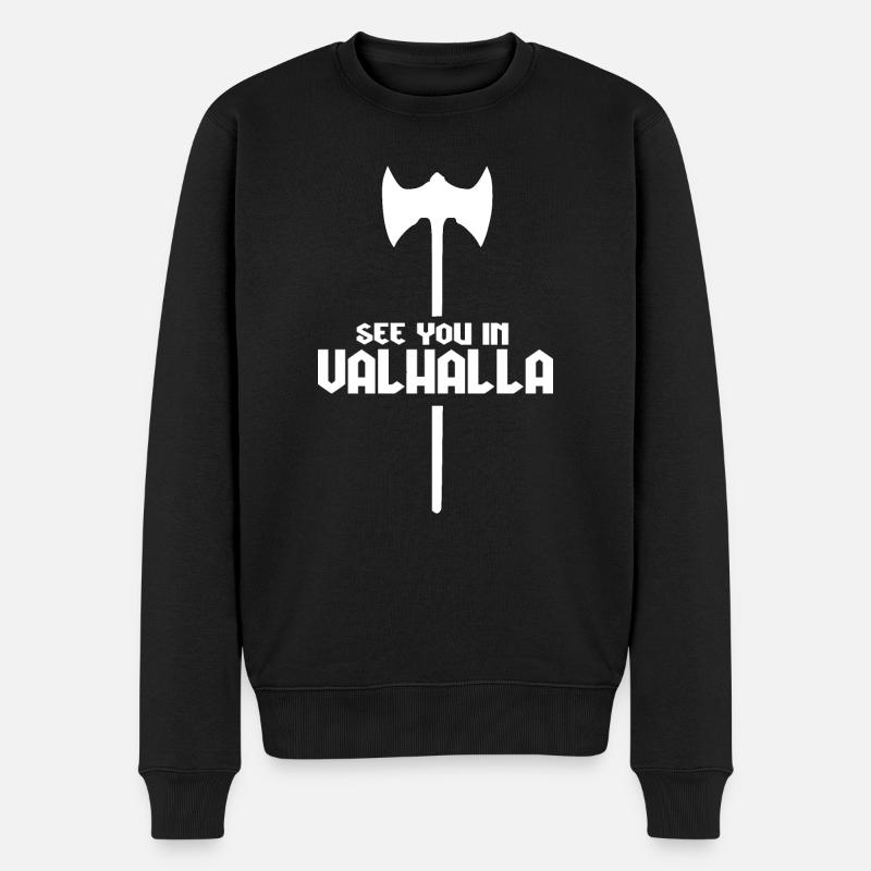 rendez-vous à Valhalla - Pull Premium bio Homme - noir
