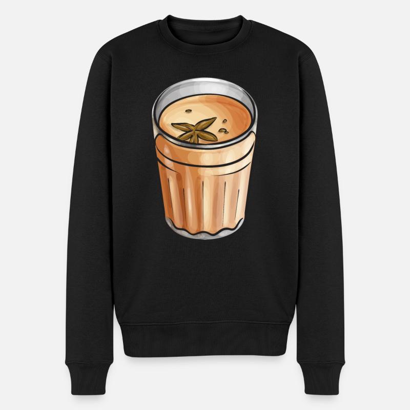 Thé Chai Masala Chai - Pull Premium bio Homme - noir