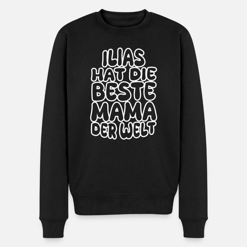 Don pour l’Iliade - Pull Premium bio Homme - noir