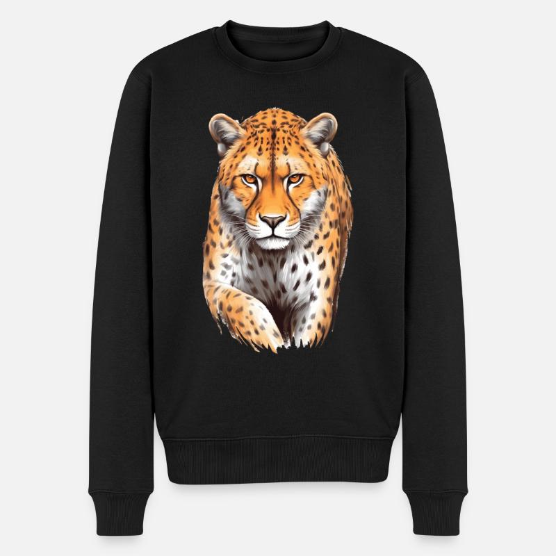 Guépard Gepard - Pull Premium bio Homme - noir