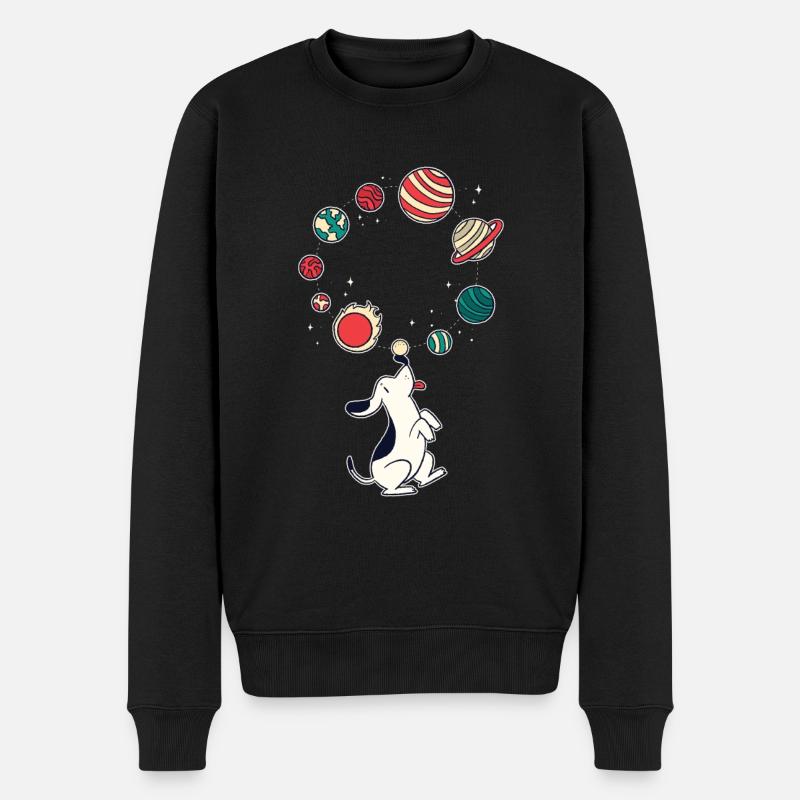 Chien drôle - Pull Premium bio Homme - noir