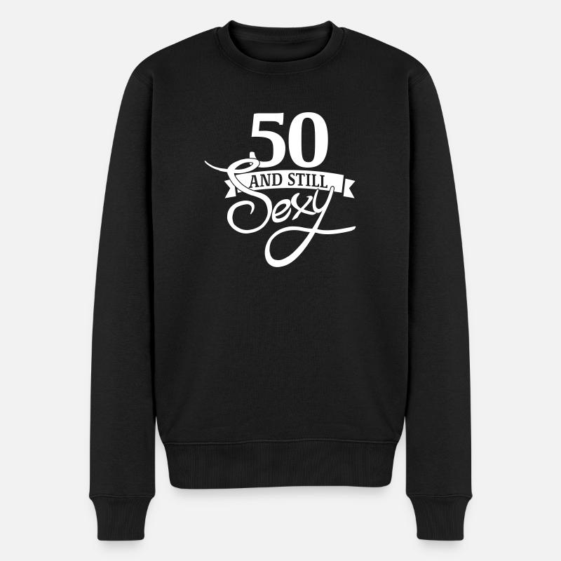 50 and still sexy - Pull Premium bio Homme - noir