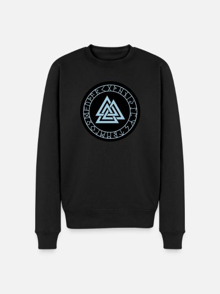 viking compass wotan 02 - Men's Premium Organic Jumper - black