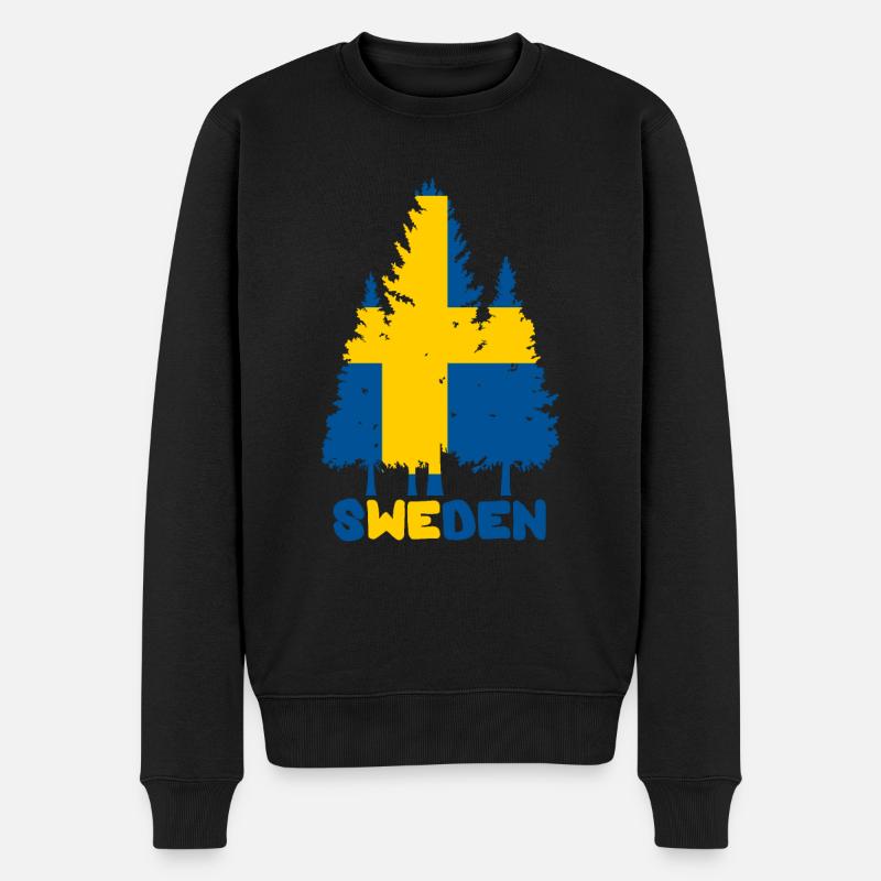 Suède - Pull Premium bio Homme - noir