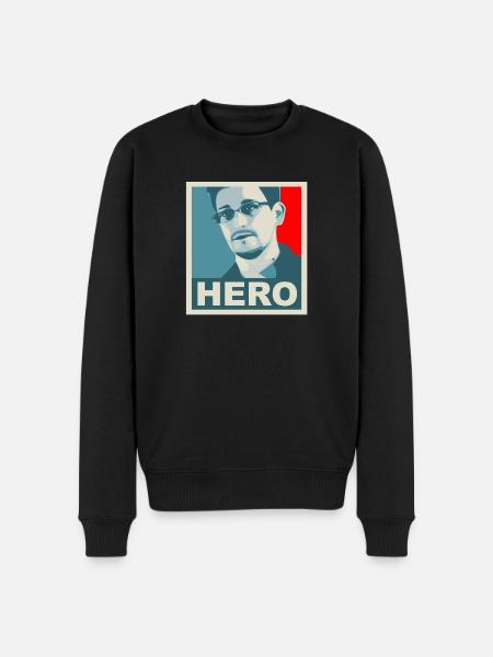 hero - Men's Premium Organic Jumper - black