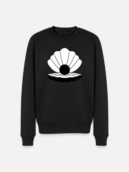 shell 02 - Men's Premium Organic Jumper - black