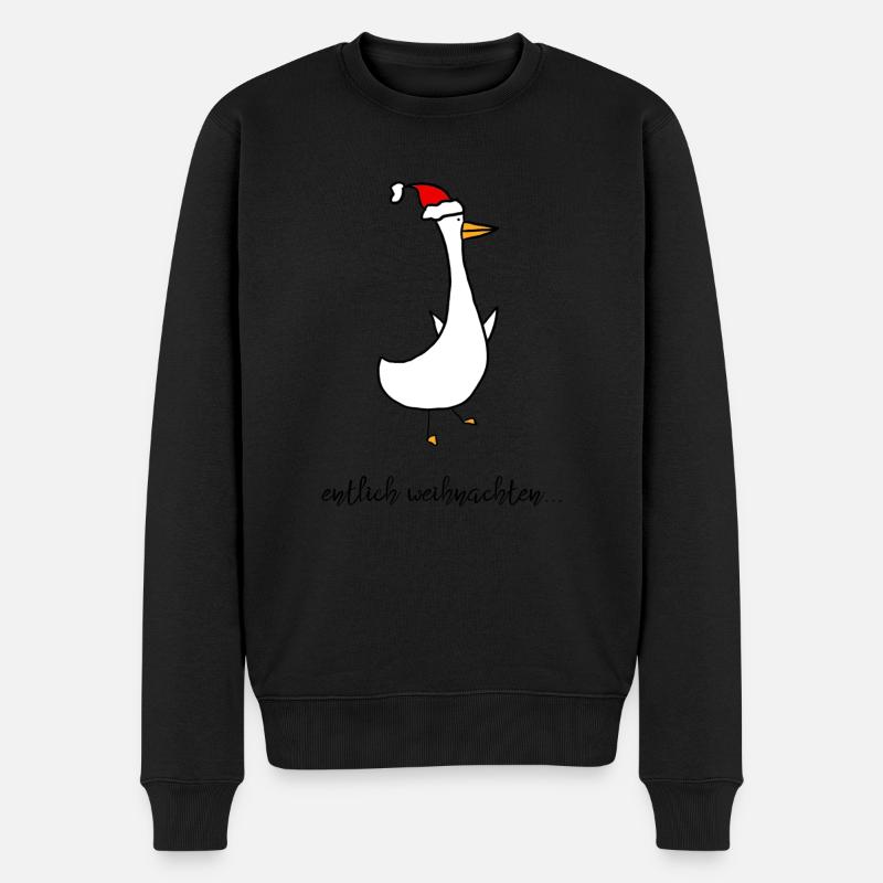 Noël de l’Entlich - Pull Premium bio Homme - noir