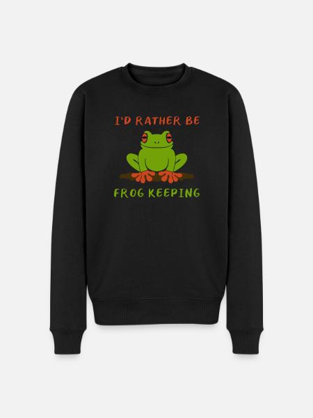 Frog Toad Jungle Jungle Gift - Men's Premium Organic Jumper - black