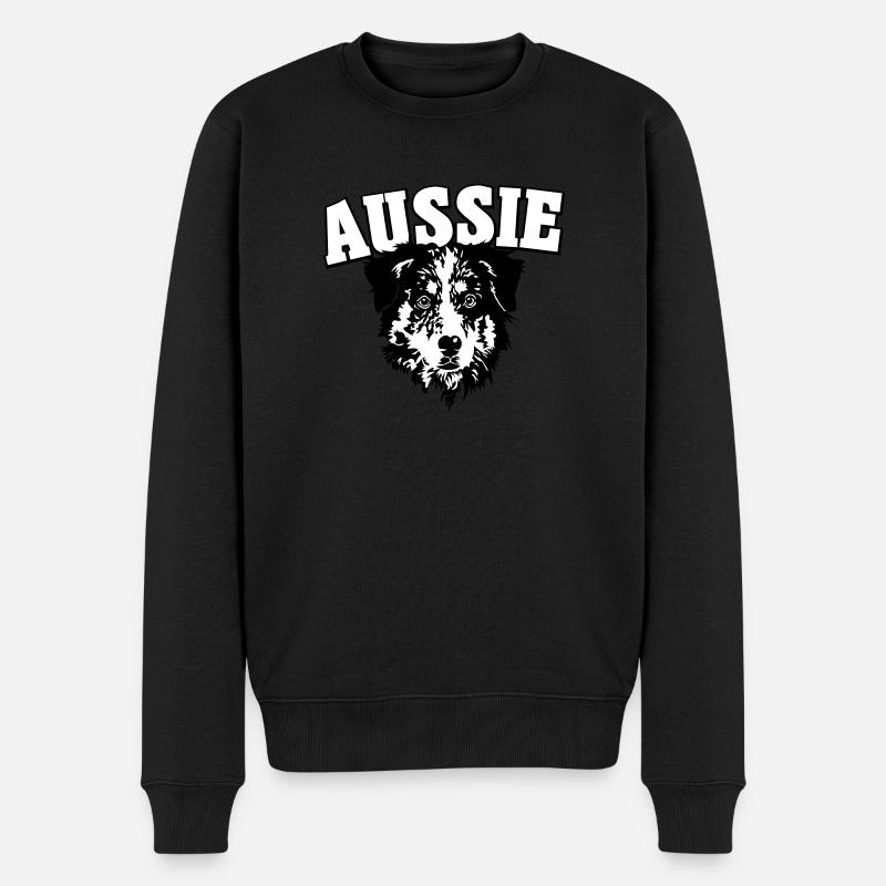 L'Aussie! - Pull Premium bio Homme - noir