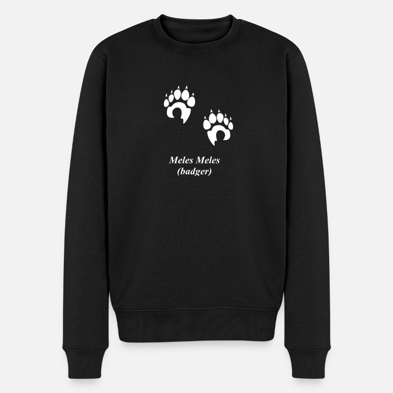 Blaireau - Pull Premium bio Homme - noir