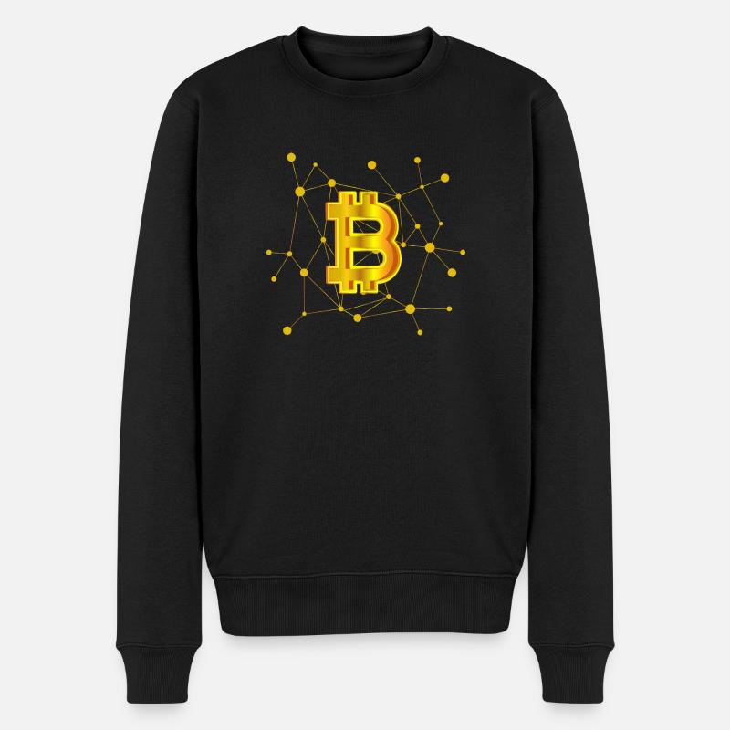 Bitcoin Satoshi Nakamoto Ethereum Krypto - Pull Premium bio Homme - noir