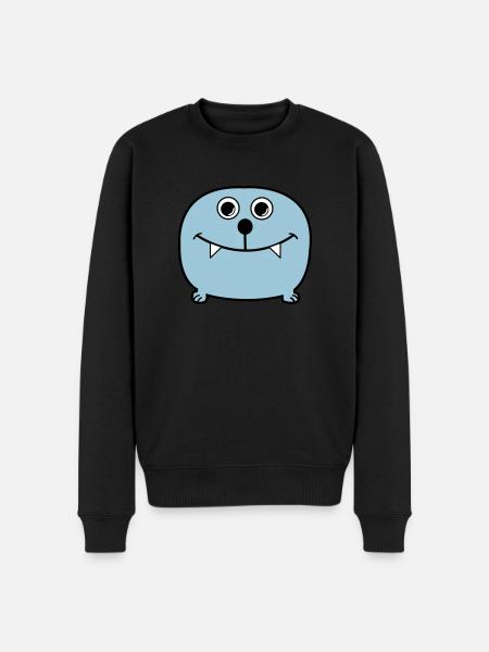 monster - Men's Premium Organic Jumper - black