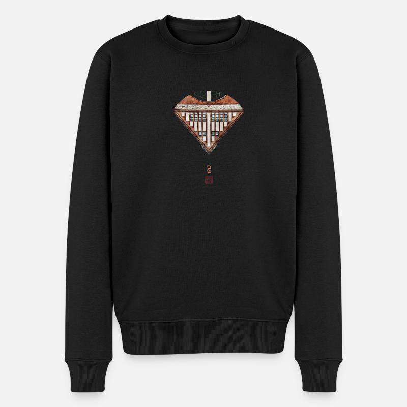 Tour Germany_Hanover_Architecture_Ink - Pull Premium bio Homme - noir