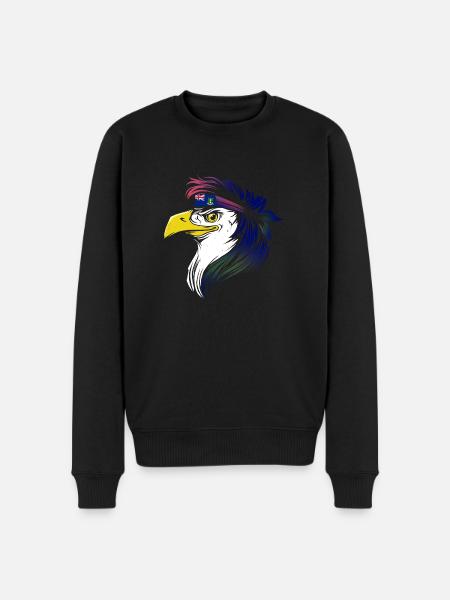 British Virgin Islands - Men's Premium Organic Jumper - black