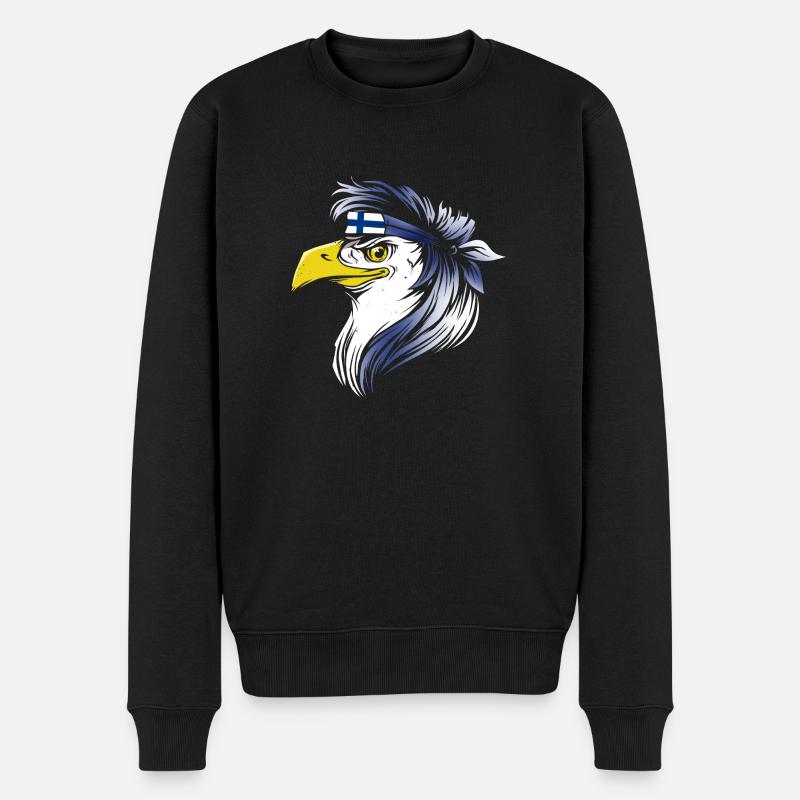 Finlande - Pull Premium bio Homme - noir