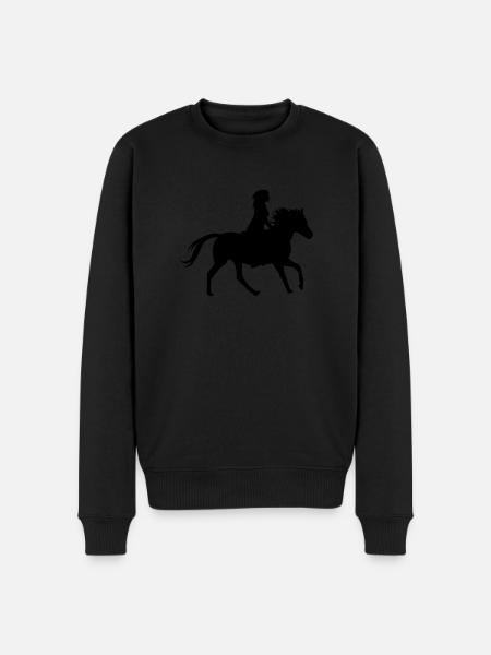 cavalière - Pull Premium bio Homme - noir