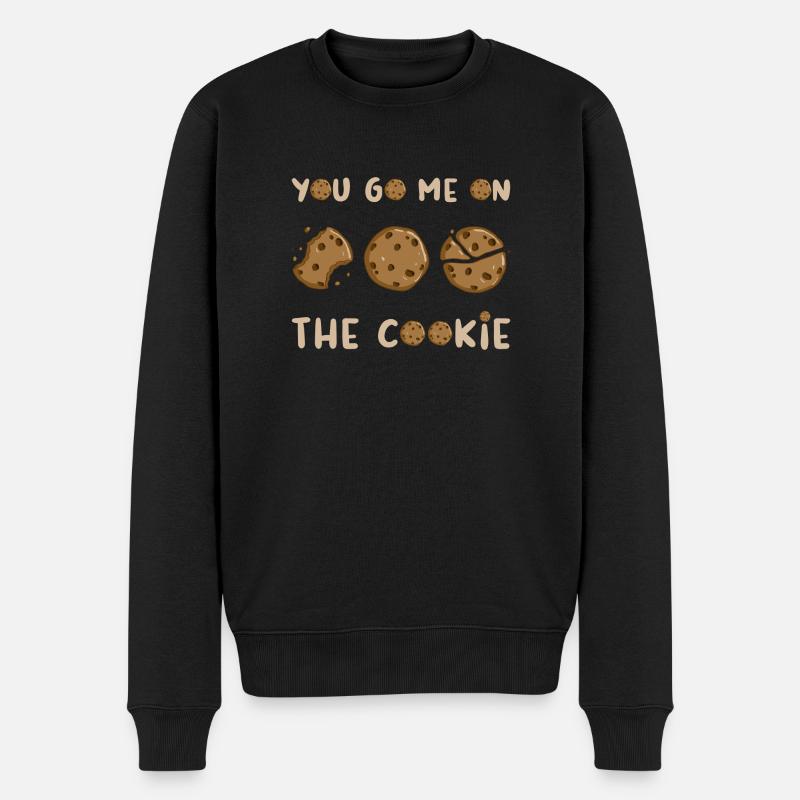 Denglish Cookie Humour drôle Dire - Pull Premium bio Homme - noir