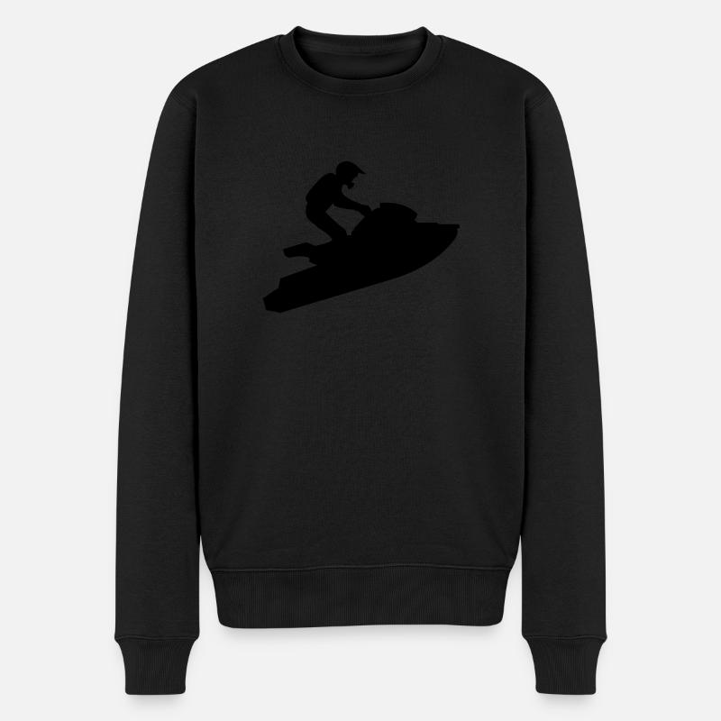 jet ski - Pull Premium bio Homme - noir