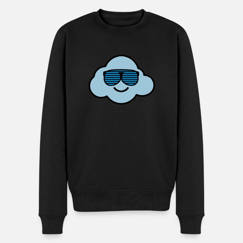 lunettes de soleil nuage 02 - Pull Premium bio Homme - noir