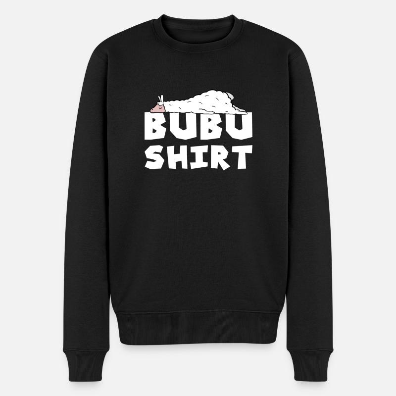 Bubu Lama Sommeil Bébé - Pull Premium bio Homme - noir