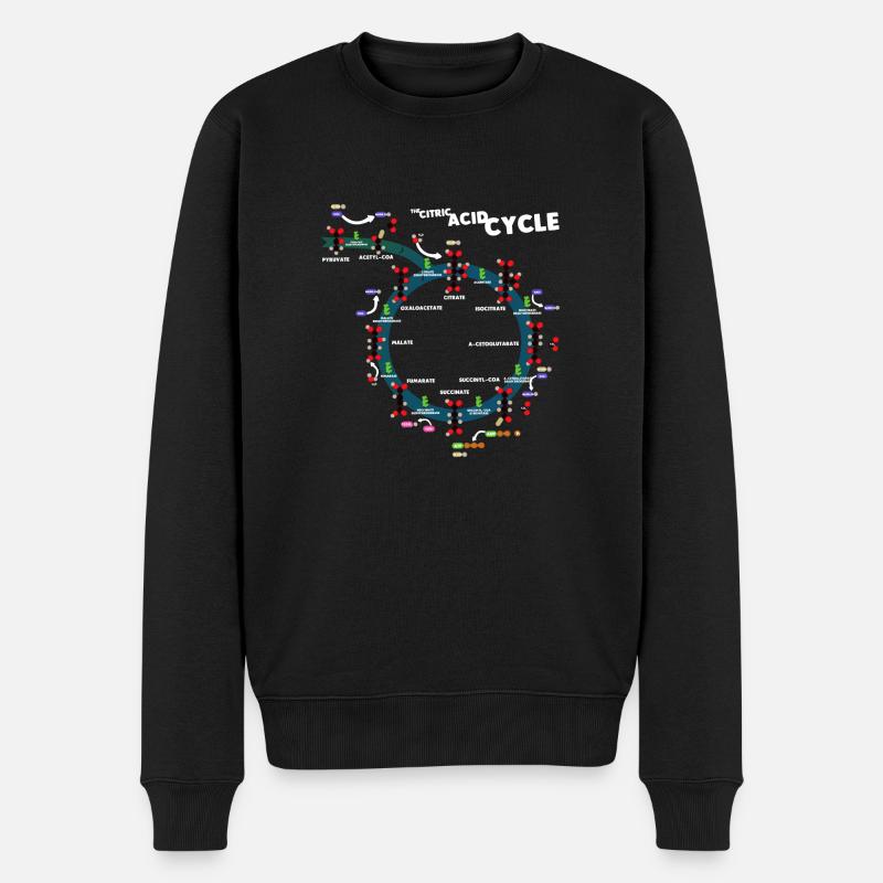 The Citric Acid Cycle - Männer Premium Bio Pullover - Schwarz