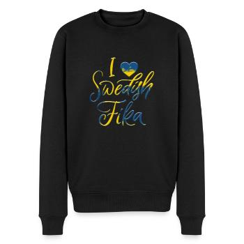 Suède Suède Viking Norden Scandinavie fika - Pull Premium bio Homme - noir - Devant - Nico (187cm)