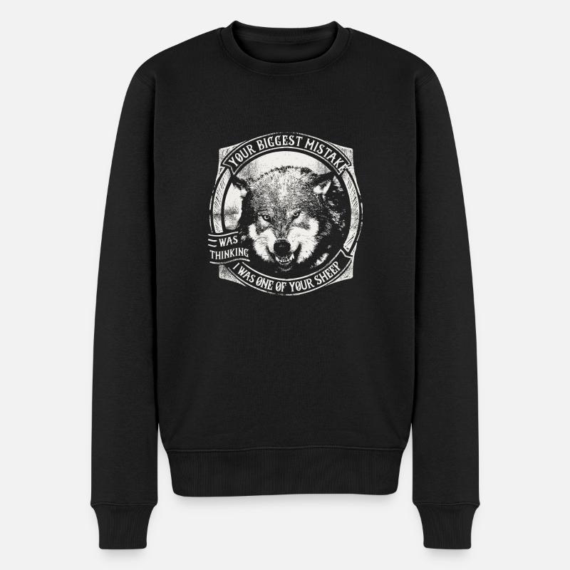 Votre plus grande erreur - Pull Premium bio Homme - noir