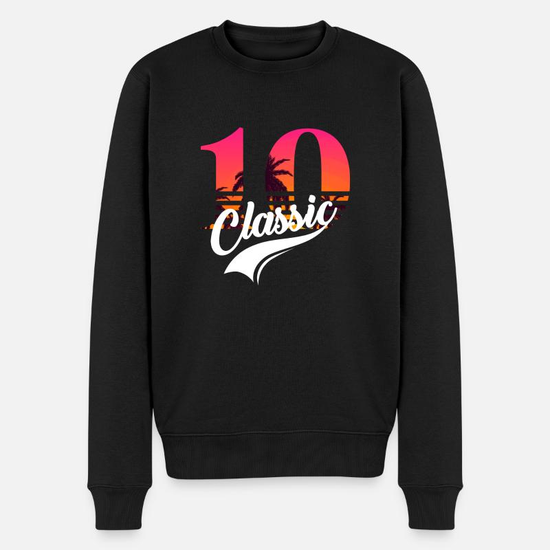 10e anniversaire-10 ans - Pull Premium bio Homme - noir