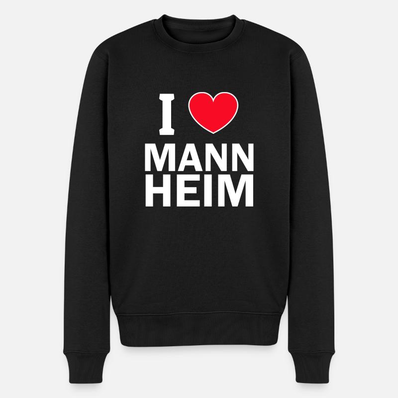 Mannheim Monnem Mannheimat - Pull Premium bio Homme - noir