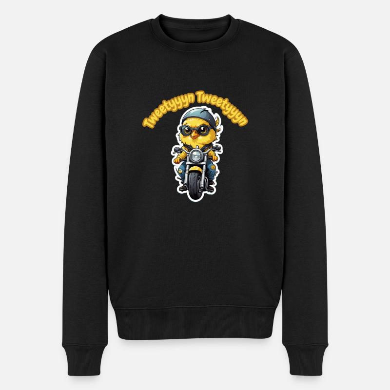 Tweetyyyn - Pull Premium bio Homme - noir