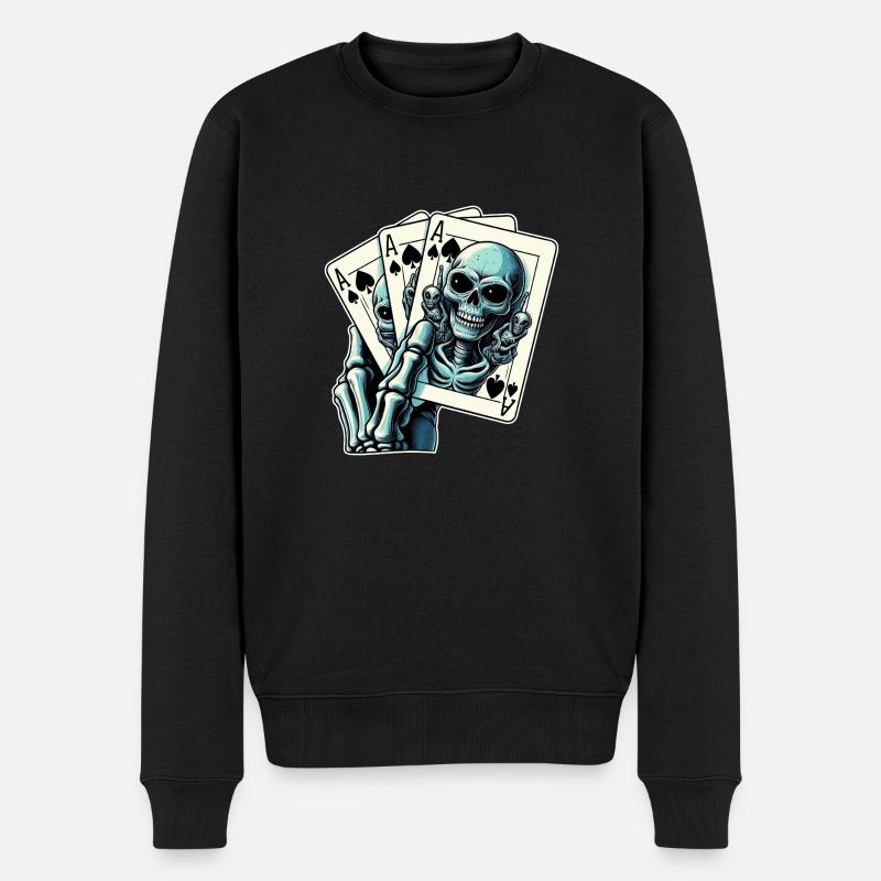 Jeu de cartes Alien - Pull Premium bio Homme - noir