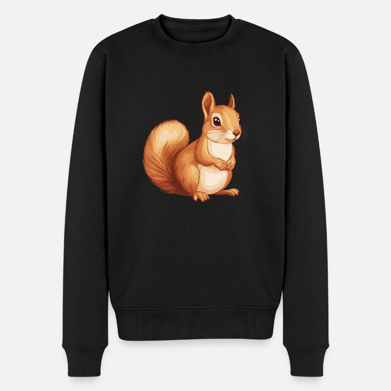 Écureuil - Pull Premium bio Homme - noir
