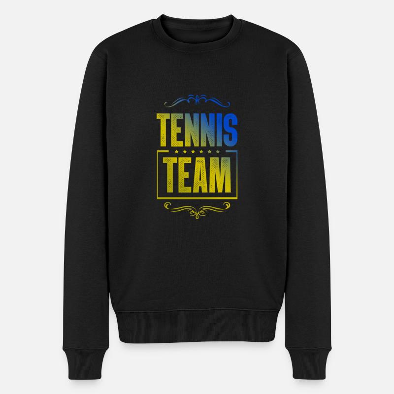 Équipe de tennis - Pull Premium bio Homme - noir