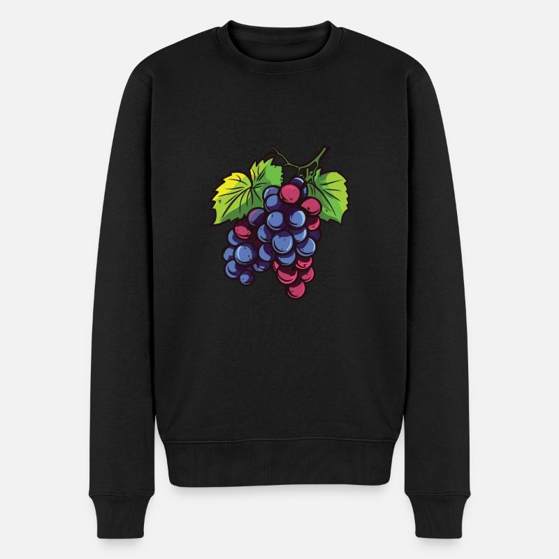 Raisins - Pull Premium bio Homme - noir