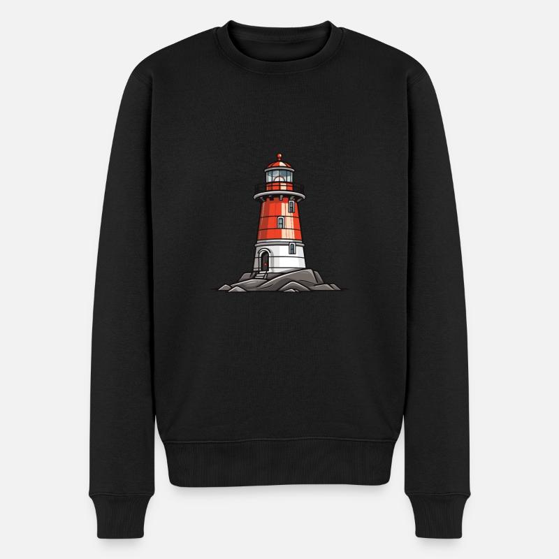 Phare - Pull Premium bio Homme - noir