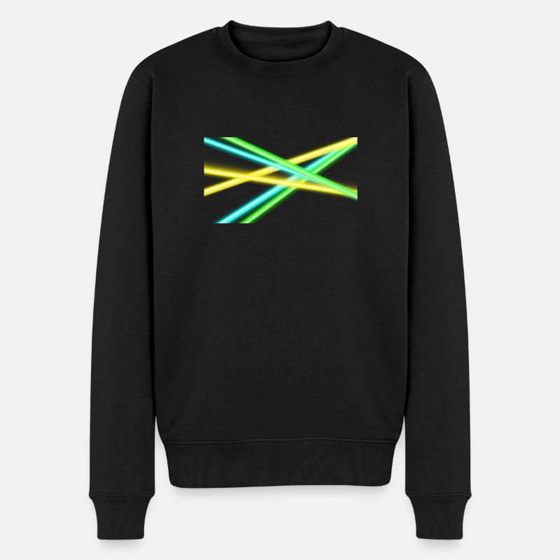 Neon - Männer Premium Bio Pullover - Schwarz