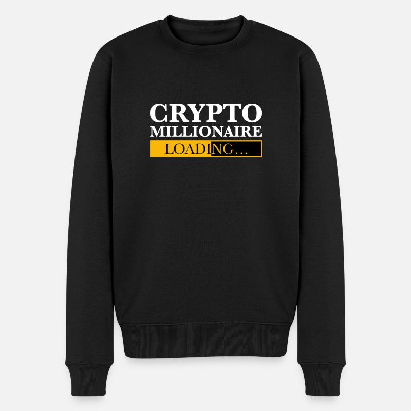 Chargement de Crypto Millionaire - Pull Premium bio Homme - noir
