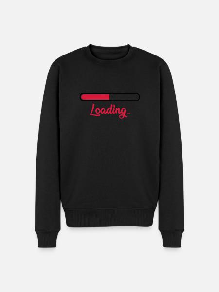 loading - Men's Premium Organic Jumper - black