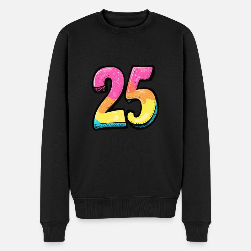 Bande dessinée à 25 chiffres - Pull Premium bio Homme - noir
