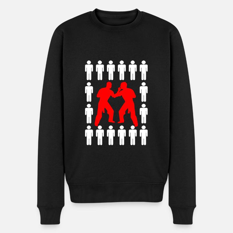 Krav Maga - Pull Premium bio Homme - noir