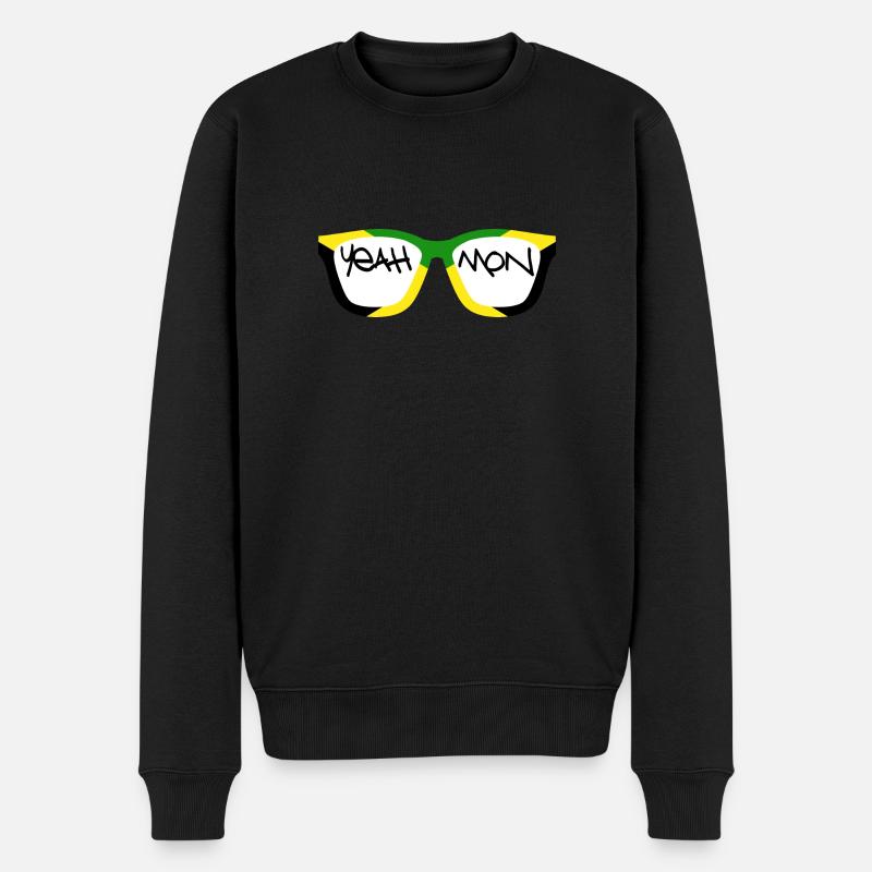 Jamaïque Rasta Cadeau - Pull Premium bio Homme - noir