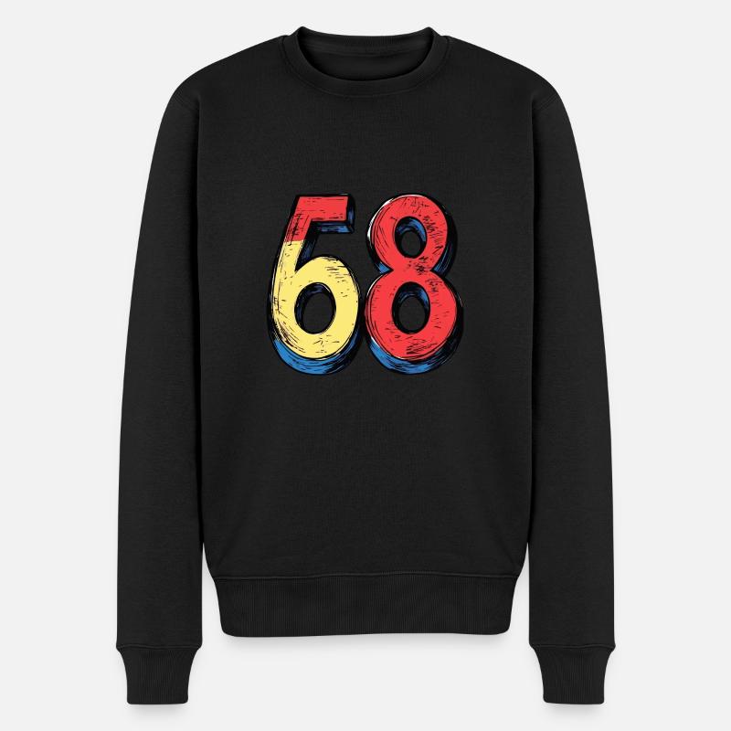 Bande dessinée à 68 numéros - Pull Premium bio Homme - noir