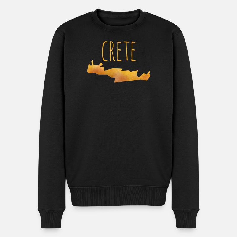 crete - Pull Premium bio Homme - noir