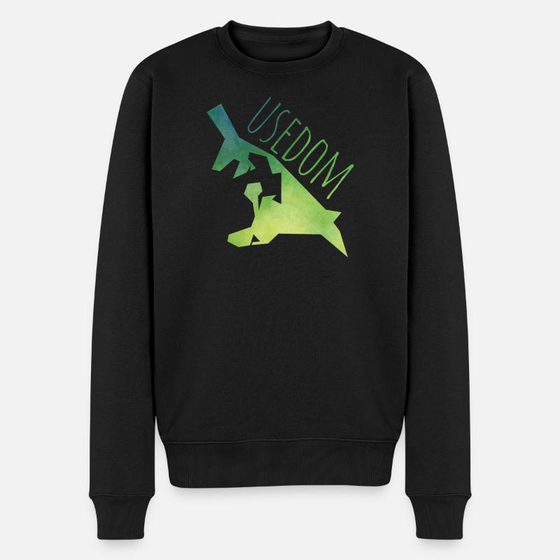 usedom - Pull Premium bio Homme - noir